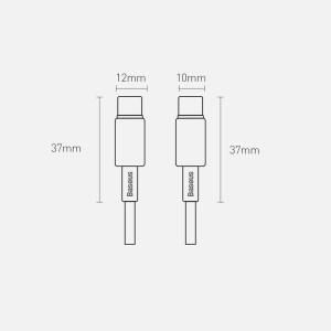کابل تبدیل Type-C به Type-C باسئوس مدل CATWJ-A01 طول 2 متر